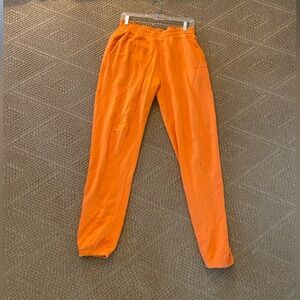 Outdoor Voices orange sweatpants in size medium!